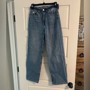 H&M straight jeans a little above ankles